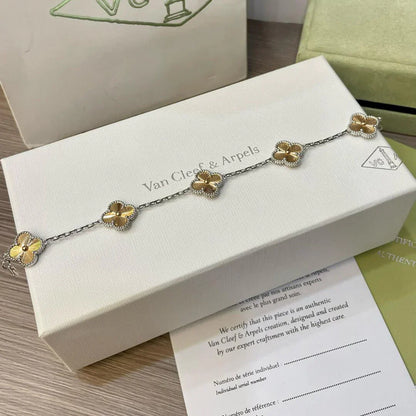 [Amore Jewels] CLOVER 5 MOTIF LASER BRACELET COLLECTION