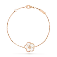 [Amore Jewels]LUCKY WHITE MOP PLUM BLOSSOM  BRACELET