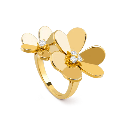 [Amore Jewels]CLOVER COMOS GOLD DIAMOND RING