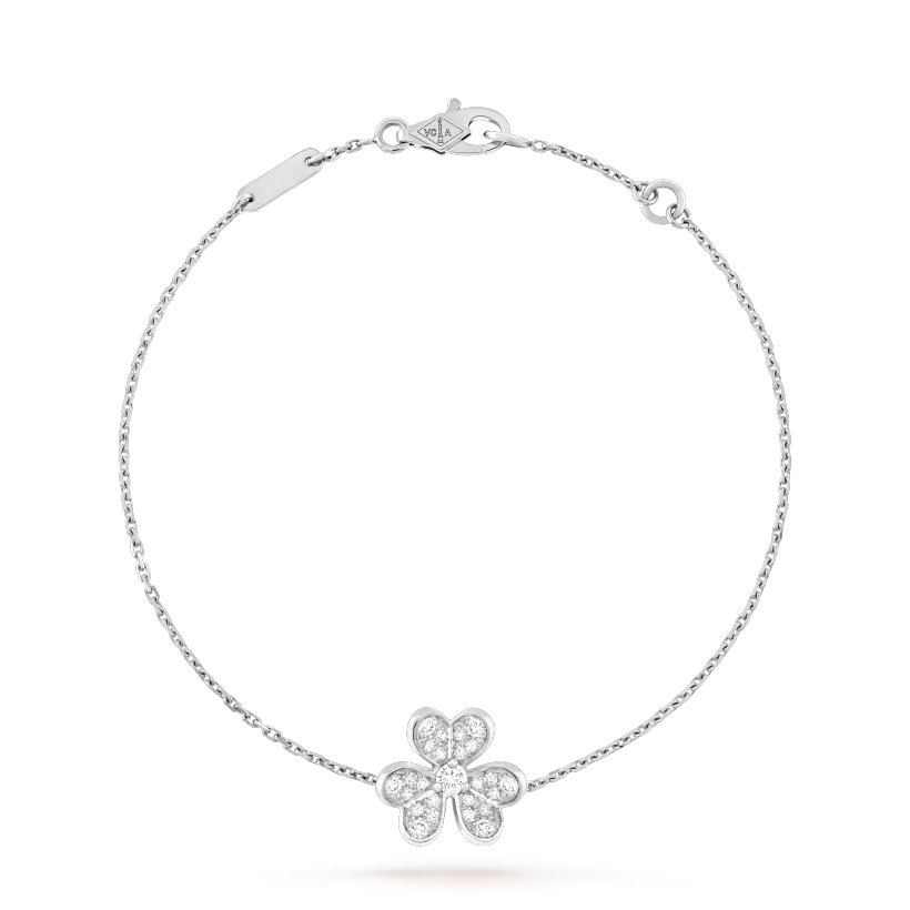 [Amore Jewels]FRIVOLE SILVER FLOWER DIAMOND BRACELET