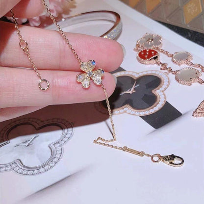 [Amore Jewels]FRIVOLE GOLD FLOWER DIAMOND BRACELET