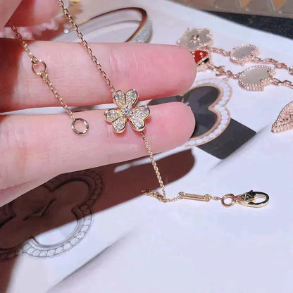 [Amore Jewels]FRIVOLE GOLD FLOWER DIAMOND BRACELET