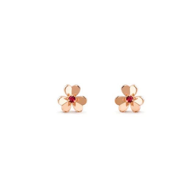 [Amore Jewels]FRIVOLE  FLOWER PINK EARRINGS