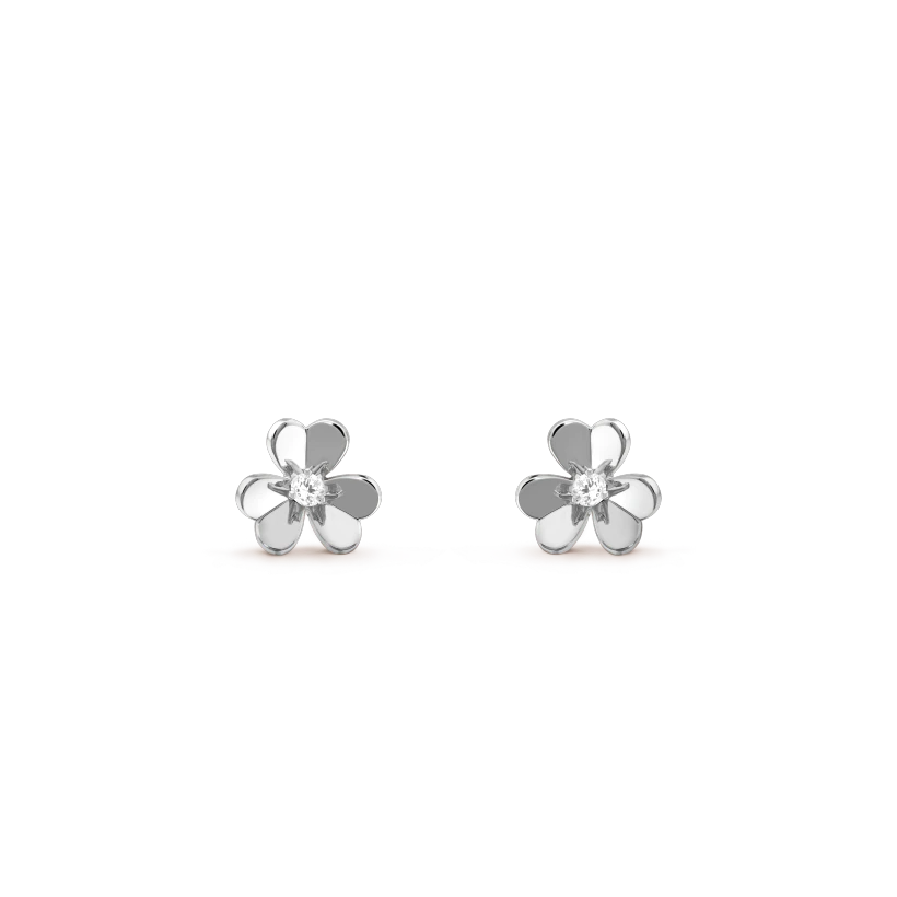 [Amore Jewels]FRIVOLE MINI SILVER FLOWER EARRINGS