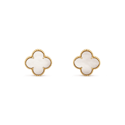 [Amore Jewels]CLOVER MINI GOLD EARRINGS