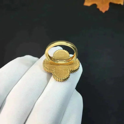 [Amore Jewels]CLOVER MALACHITE RING