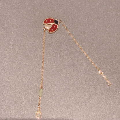 [Amore Jewels]LUCKY SPRING 1 MOTIF PINK GOLD BRACELET