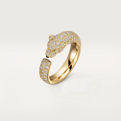 [Amore Jewels]PANTHERE PINK GOLD DIAMOND RING